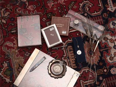 Miscellane di Curiosità da Scrivania in Argento