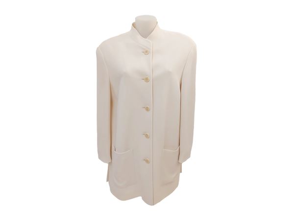 Dkny - Ivory silk jacket