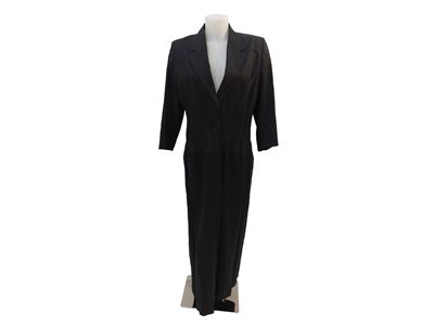 Dries Van Noten - Spolverino in Seta e Cotone Nero