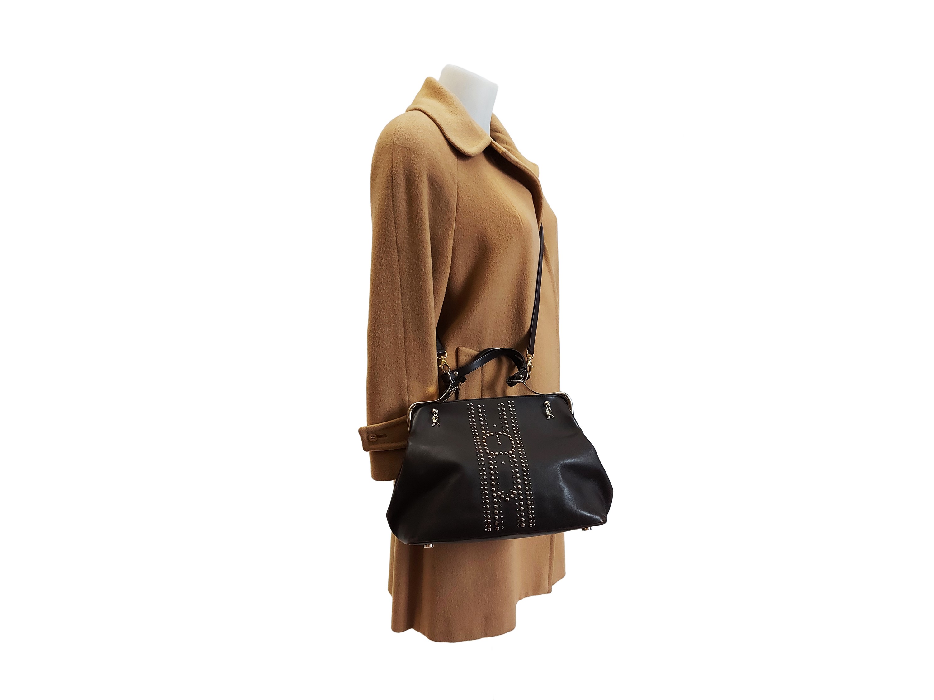 Roberta di Camerino - Borsa a mano in pelle marrone