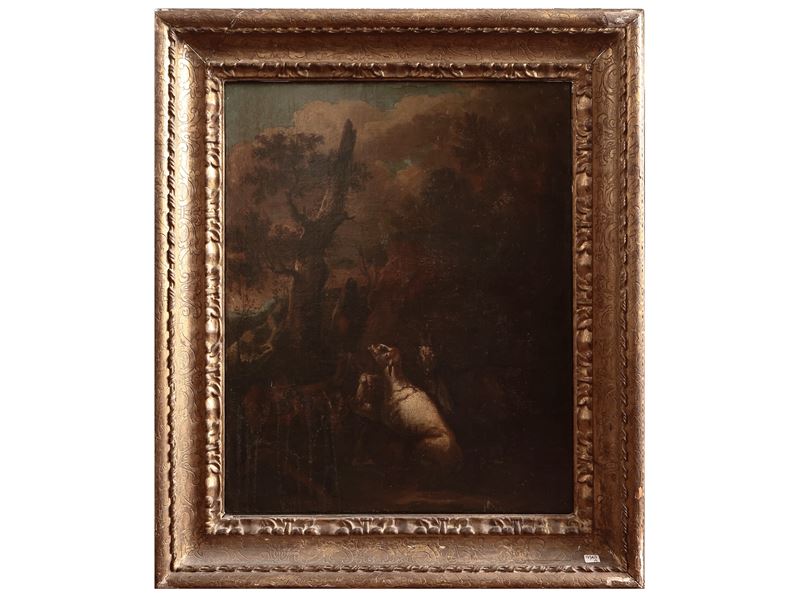 Paesaggio con pastori ed armenti, XVII/XVIII secolo