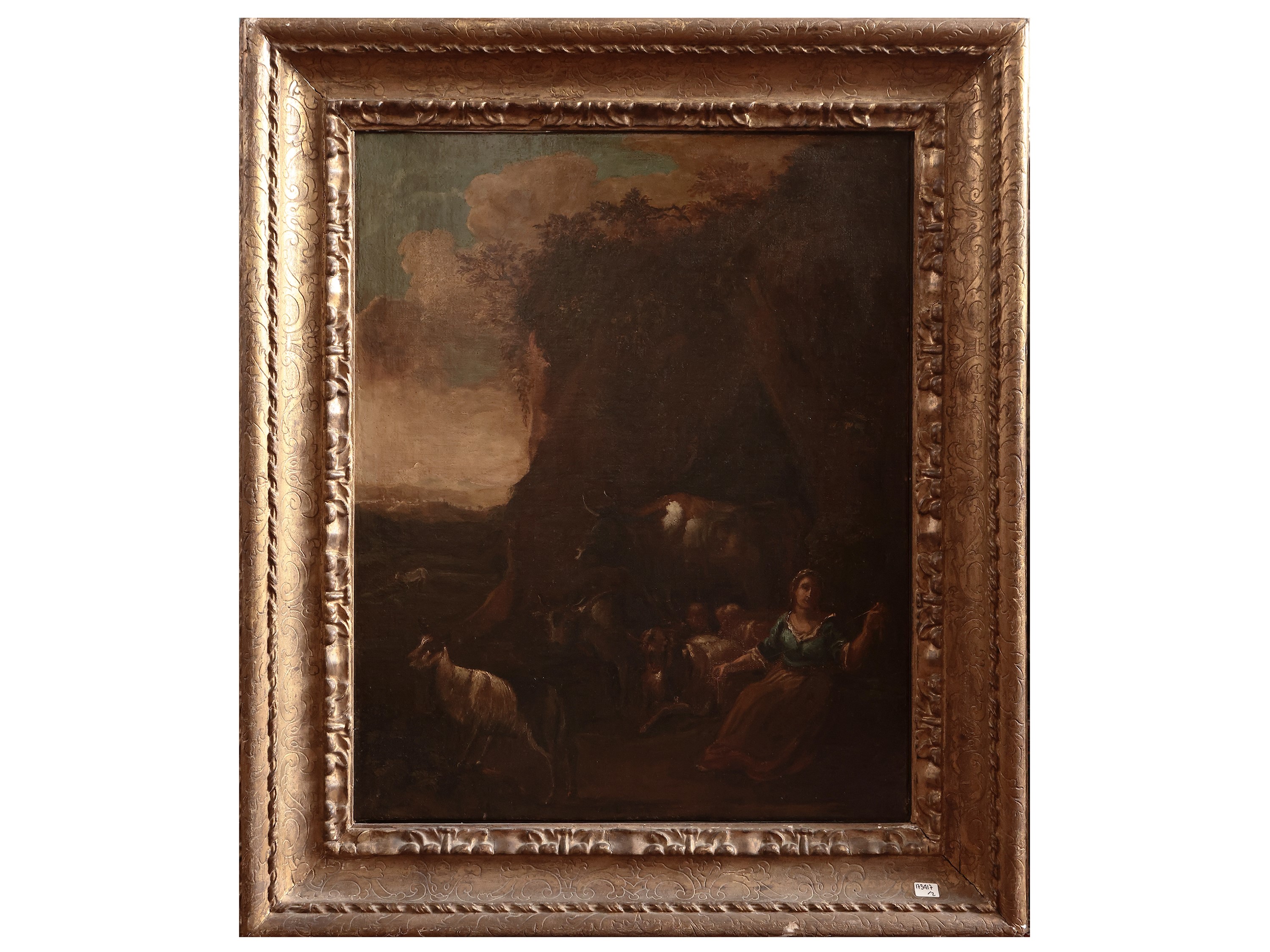 Paesaggio con pastori ed armenti, XVII/XVIII secolo