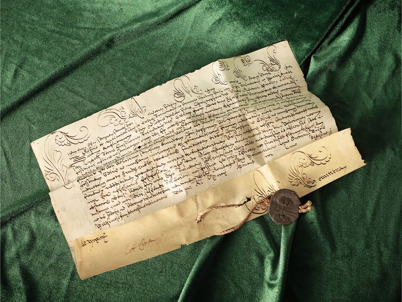 Bolla pontificia in pergamena