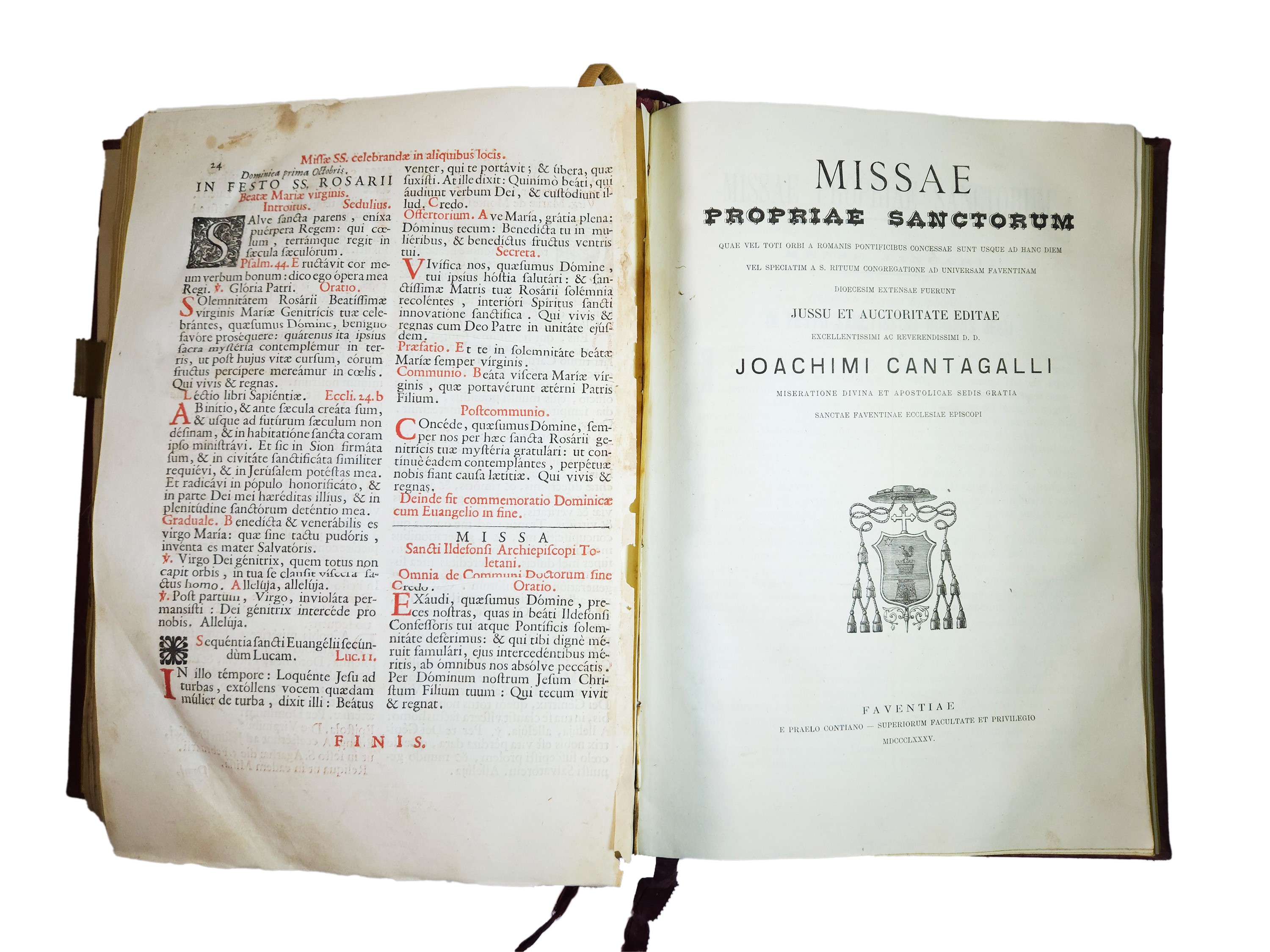 Missale Romanum Ex Decreto Sacrosancti Concilii Tridentini Restitutum