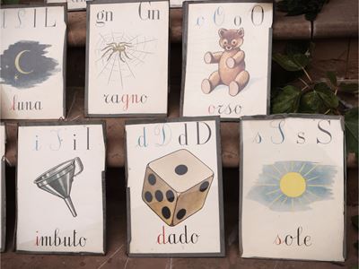 Serie di Dieci Stampe Decorative per Bambini