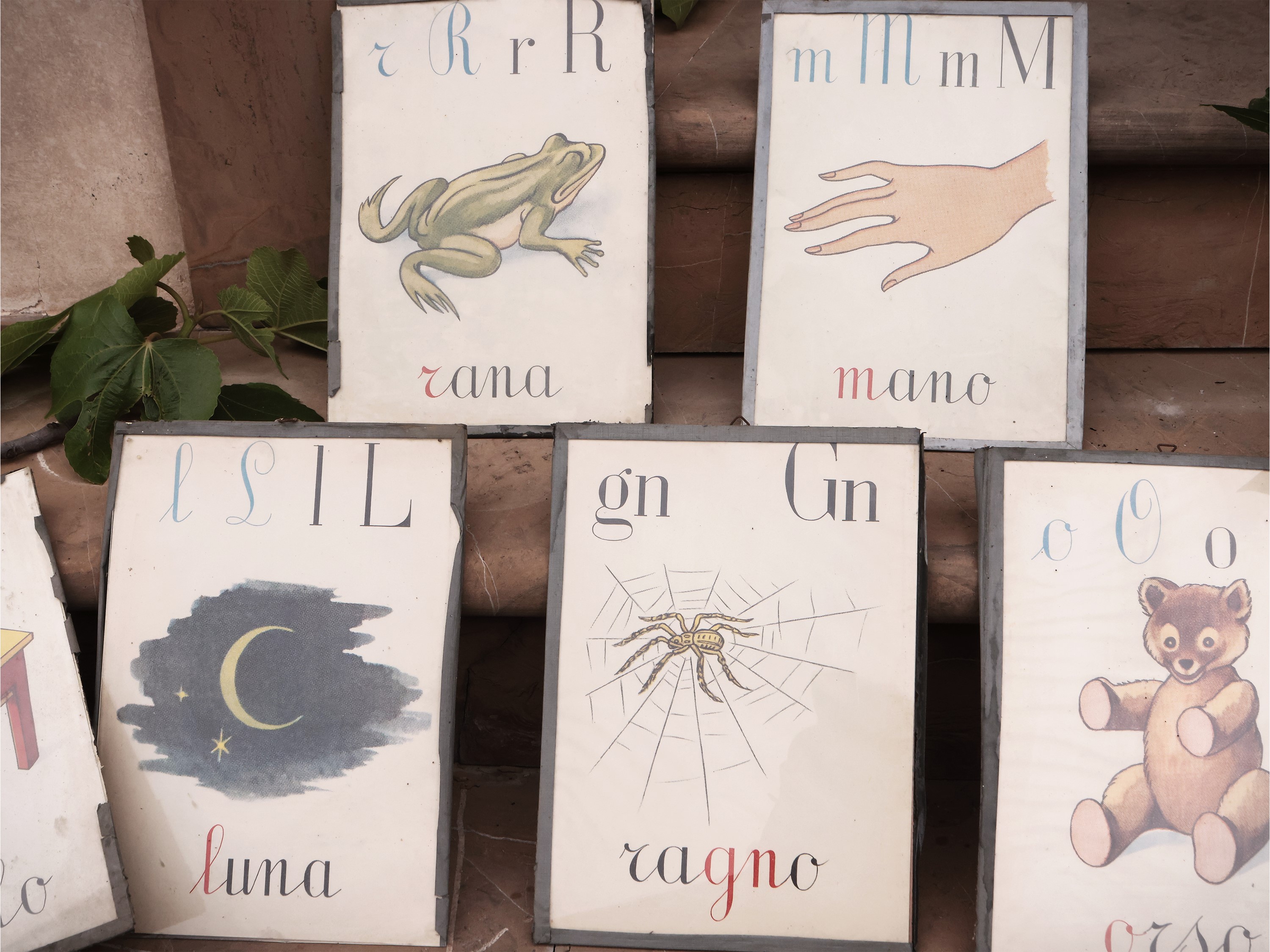 Serie di Dieci Stampe Decorative per Bambini