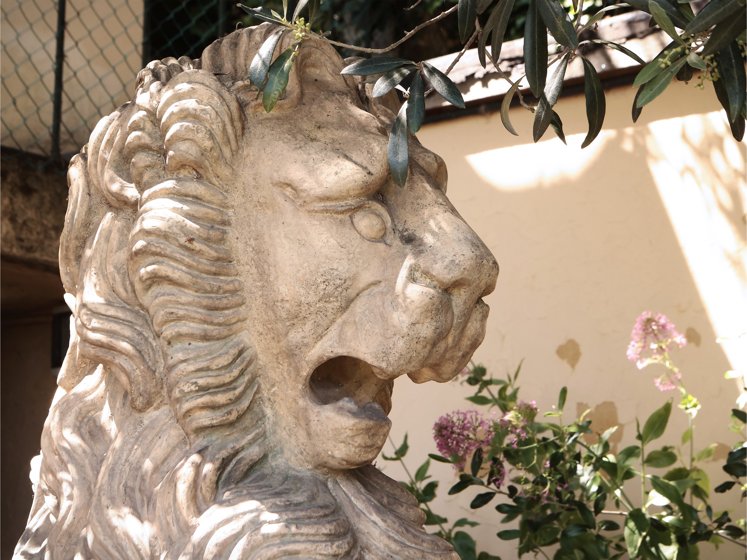 Leone da Giardino in Terracotta della Manifattura di Signa
