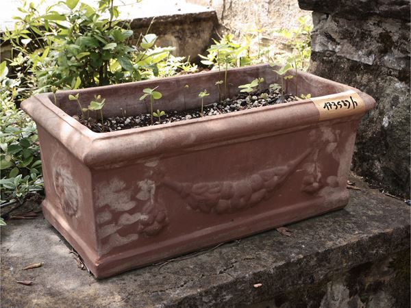 Tre vasi in terracotta di Galestro