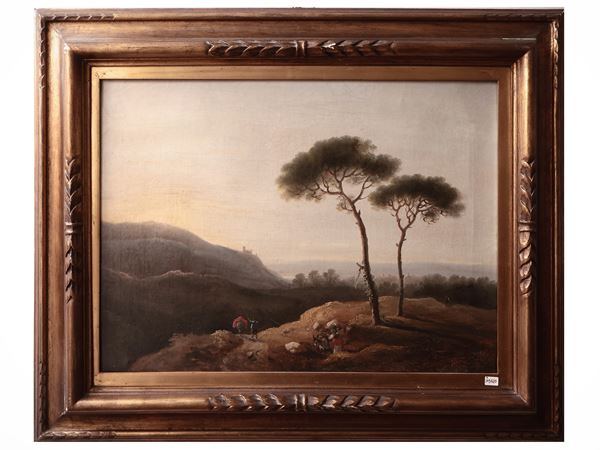 Paesaggio con viandanti