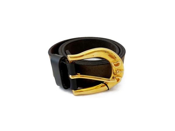 Dolce & Gabbana - Brown leather belt