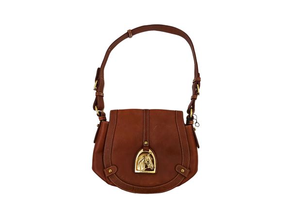 Ralph Lauren - Brown leather shoulder bag
