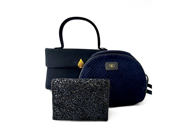 Lot of evening handbags