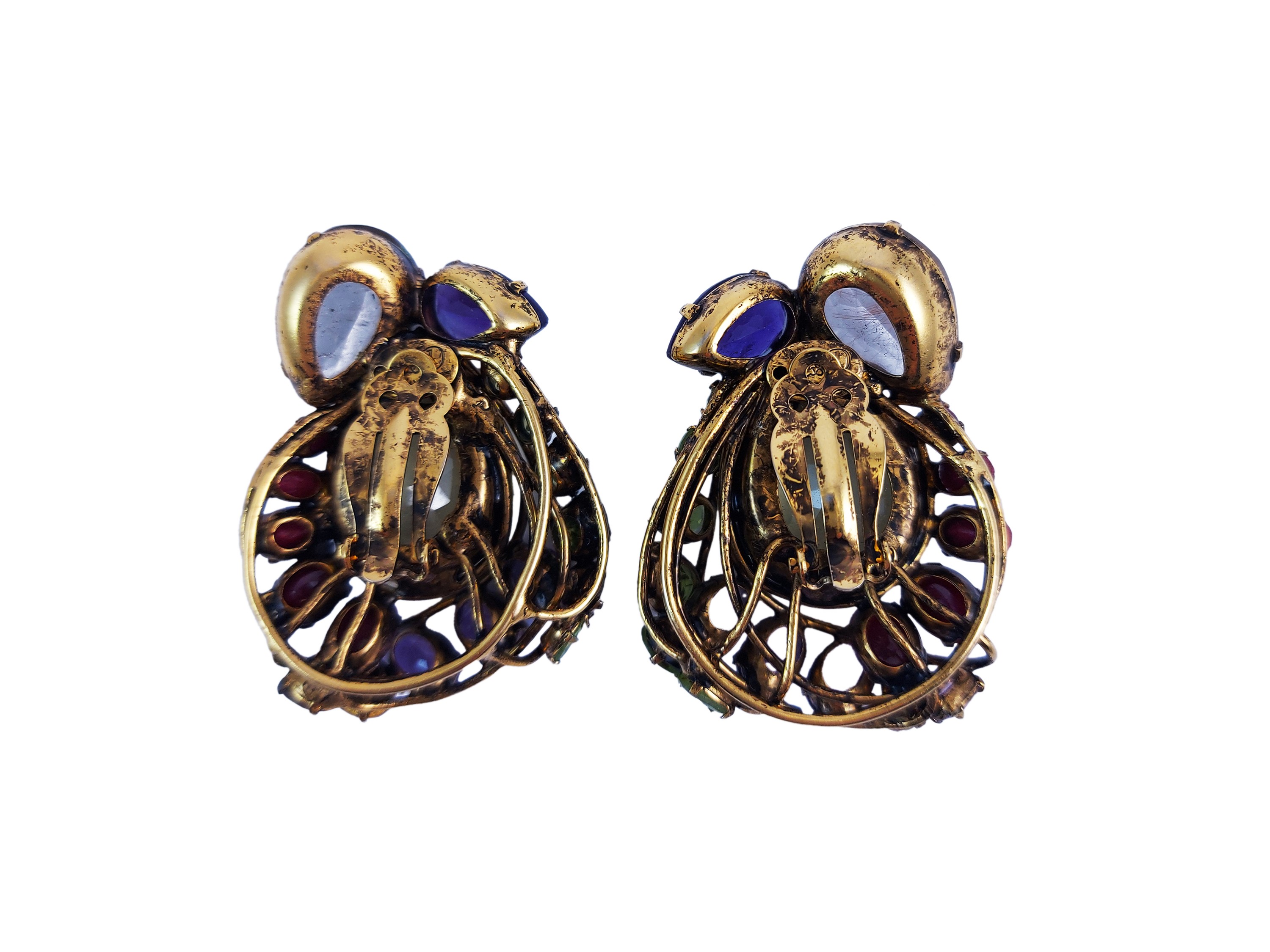 C&D Jewerly - Orecchini a clip realizzati a forma di goccia