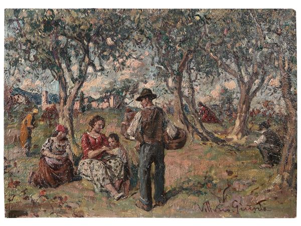 Vittorio Giunti : Countryside  - Auction Dèballage. Deals at Auction - Maison Bibelot - Casa d'Aste Firenze - Milano