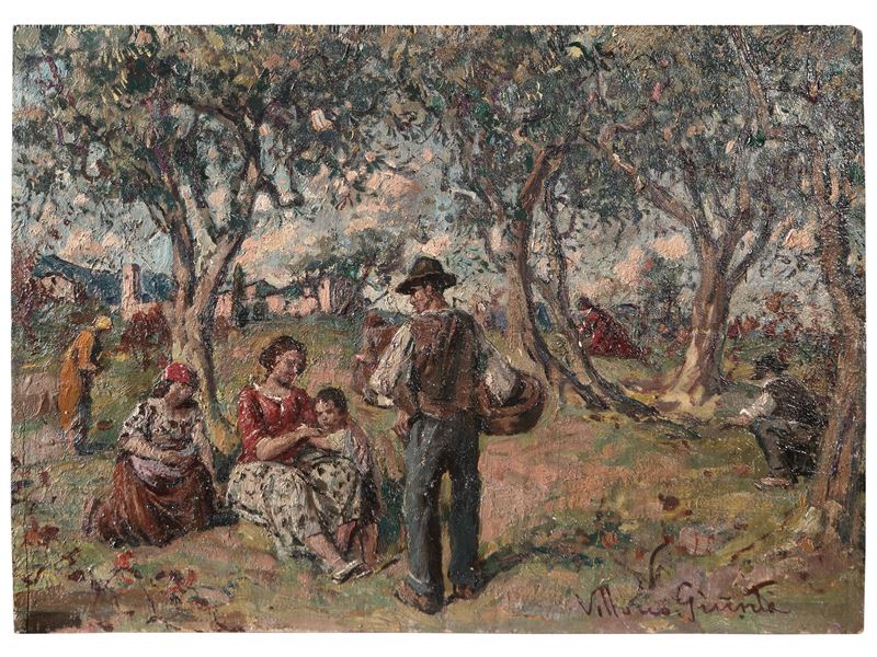 Vittorio Giunti - Scena di Campagna