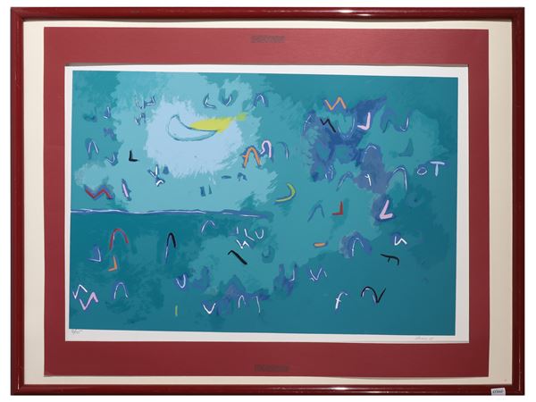 Renzo Nucara : Without title 1981  - Auction Dèballage. Deals at Auction - Maison Bibelot - Casa d'Aste Firenze - Milano