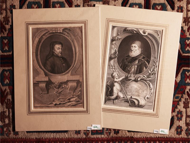 Ritratti di Geoffrey Chaucer e di Charles Howard, Duca di Nottingham