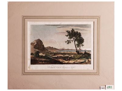 Veduta di Sala di Partenico in Sicilia