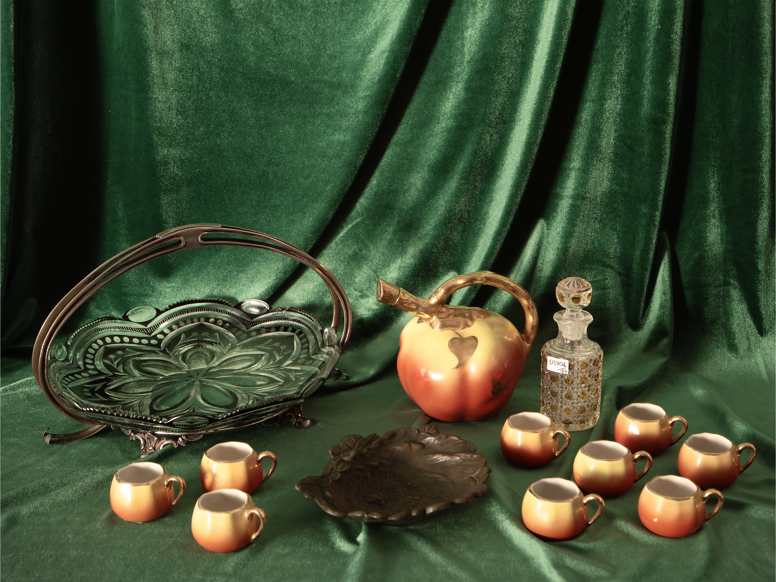 Set di accessori Art Nouveau, primi del XX secolo