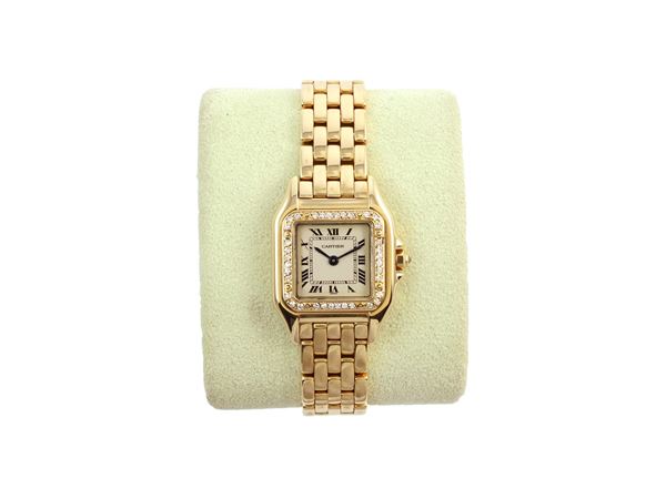 Cartier Panthère Lady watch in yellow gold and diamonds
