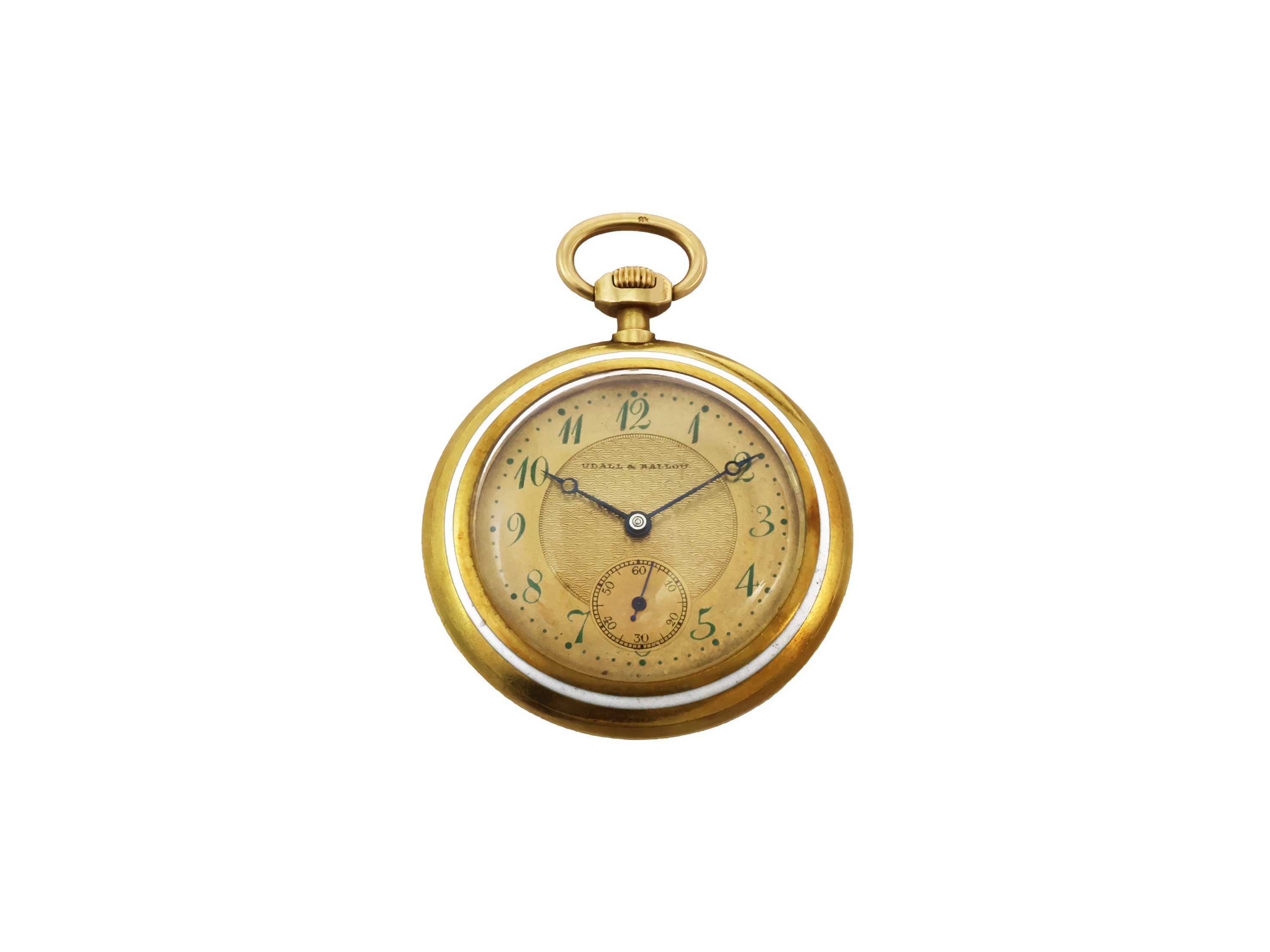Orologio da Taschino Udall & Ballon in Oro Giallo con Smalti Policromi