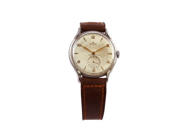 Orologio da polso per uomo Rolex Precision in acciaio  (Svizzera 1947/1948)  - Asta Gioielli e Orologi - Maison Bibelot - Casa d'Aste Firenze - Milano