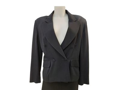 Moschino Cheap And Chic - Giacca in Rayon e Seta Nera