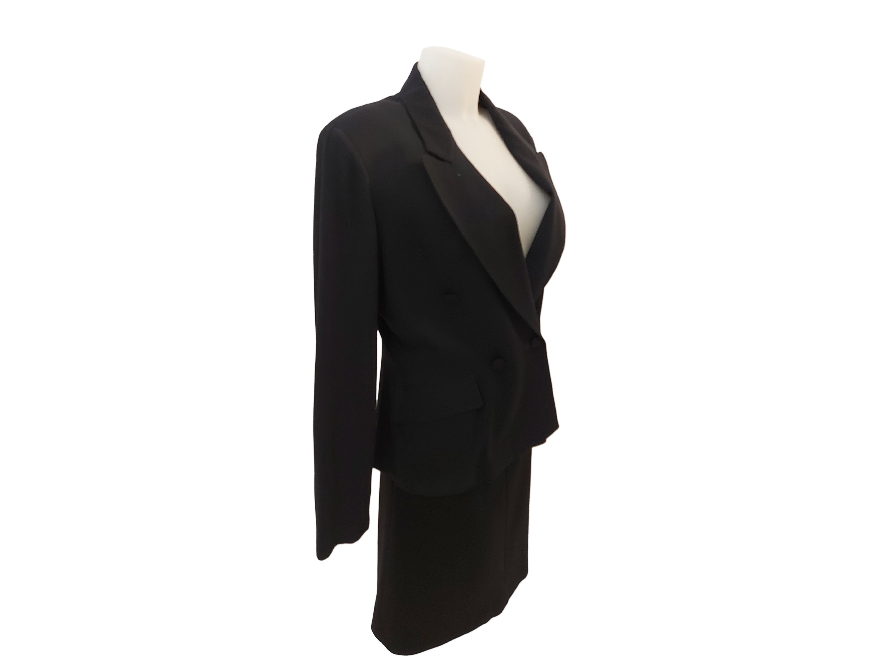 Moschino Cheap And Chic - Giacca in Rayon e Seta Nera