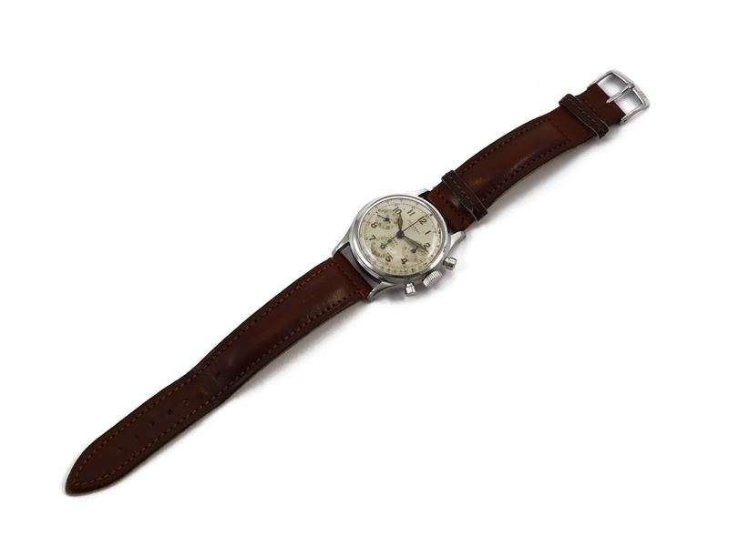 Orologio Universal Genève Compax in Acciaio