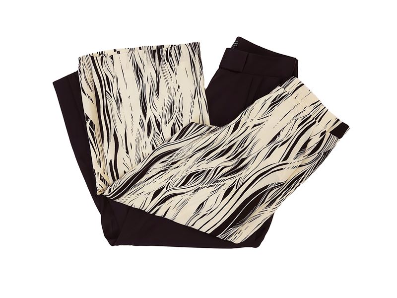 Salvatore Ferragamo - Due Pantaloni Palazzo in Seta