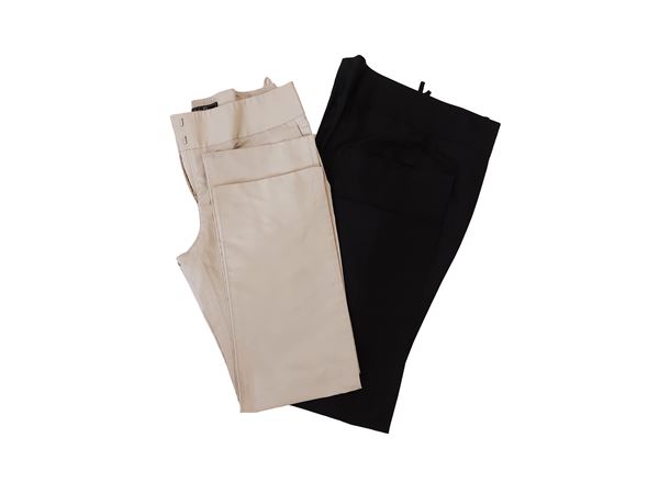 Salvatore Ferragamo - Two silk pants