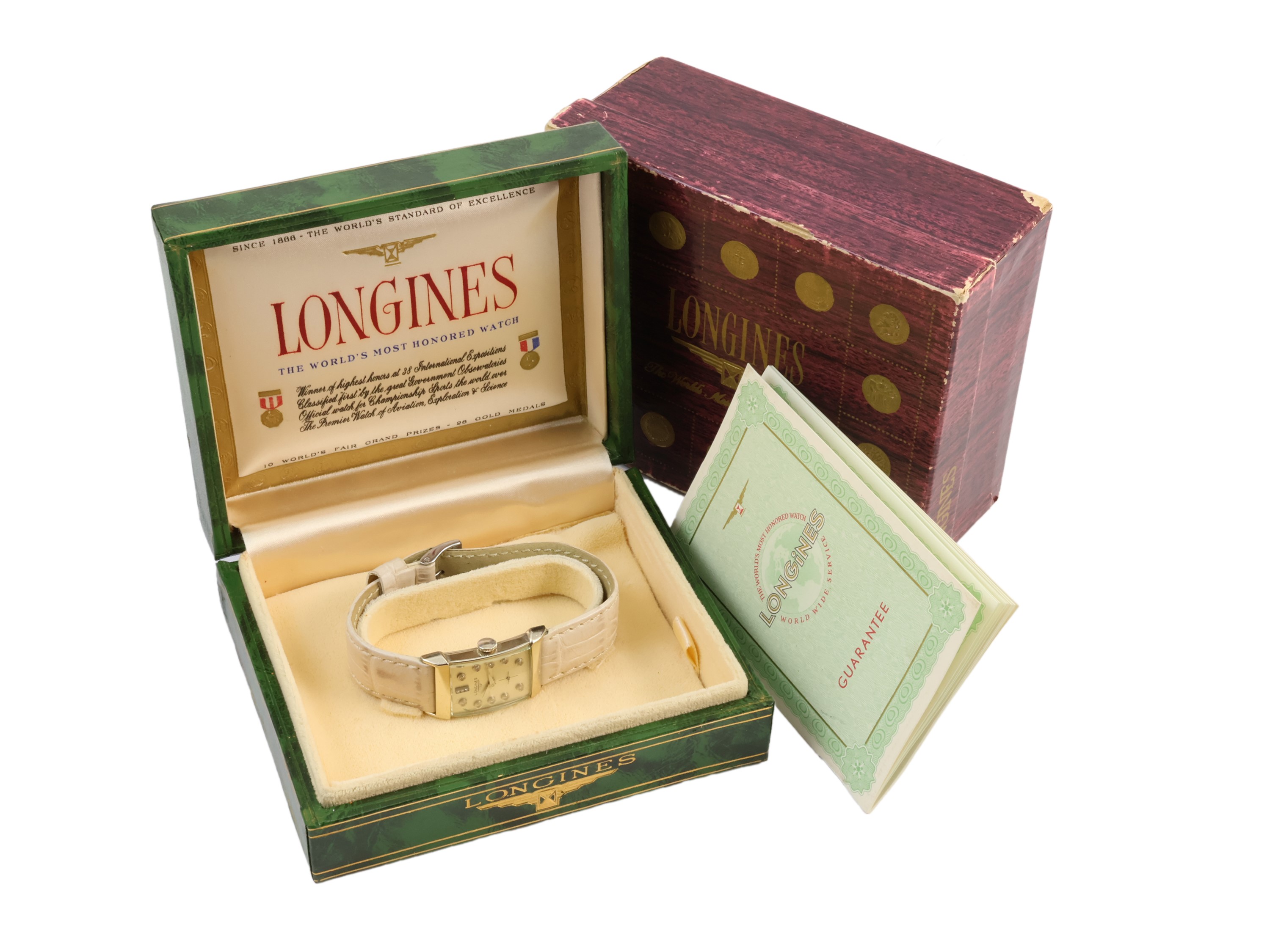 Orologio da Polso Longines Cassa in Oro Bianco 585/1000