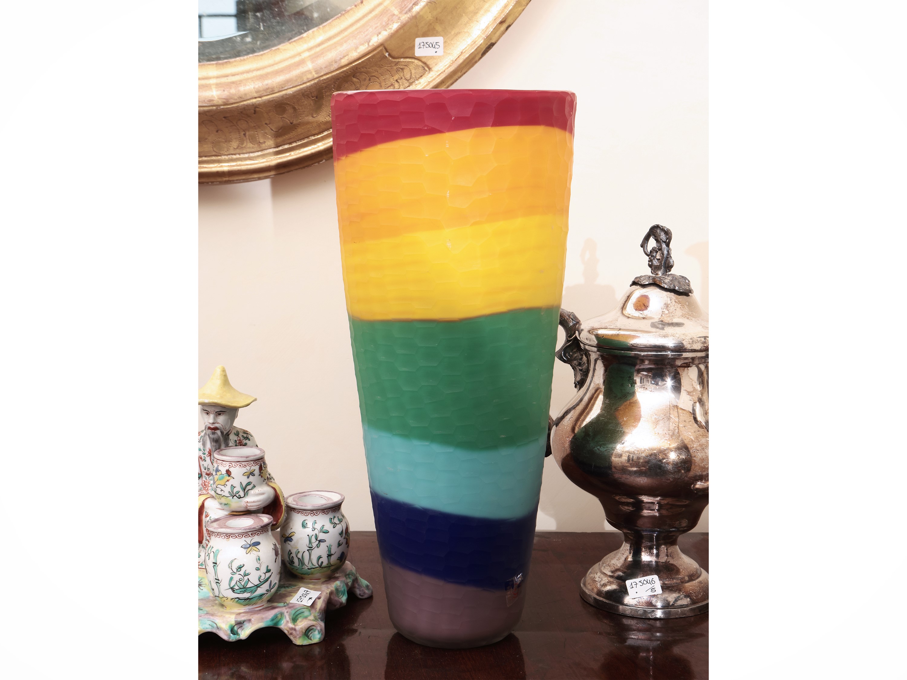 Vaso in Vetro Arcobaleno, Cleto Munari