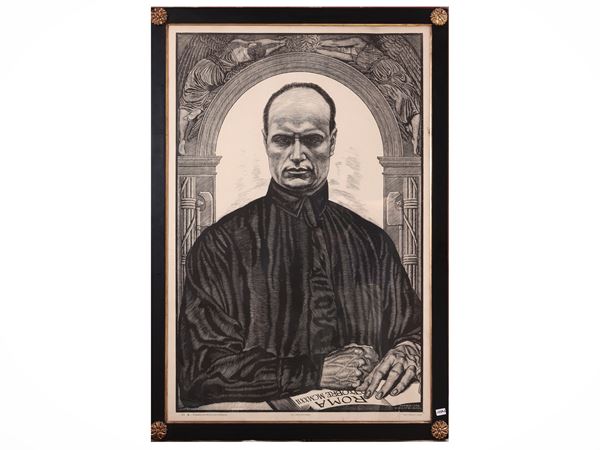 Carlo Guarnieri - Ritratto di Benito Mussolini 1925