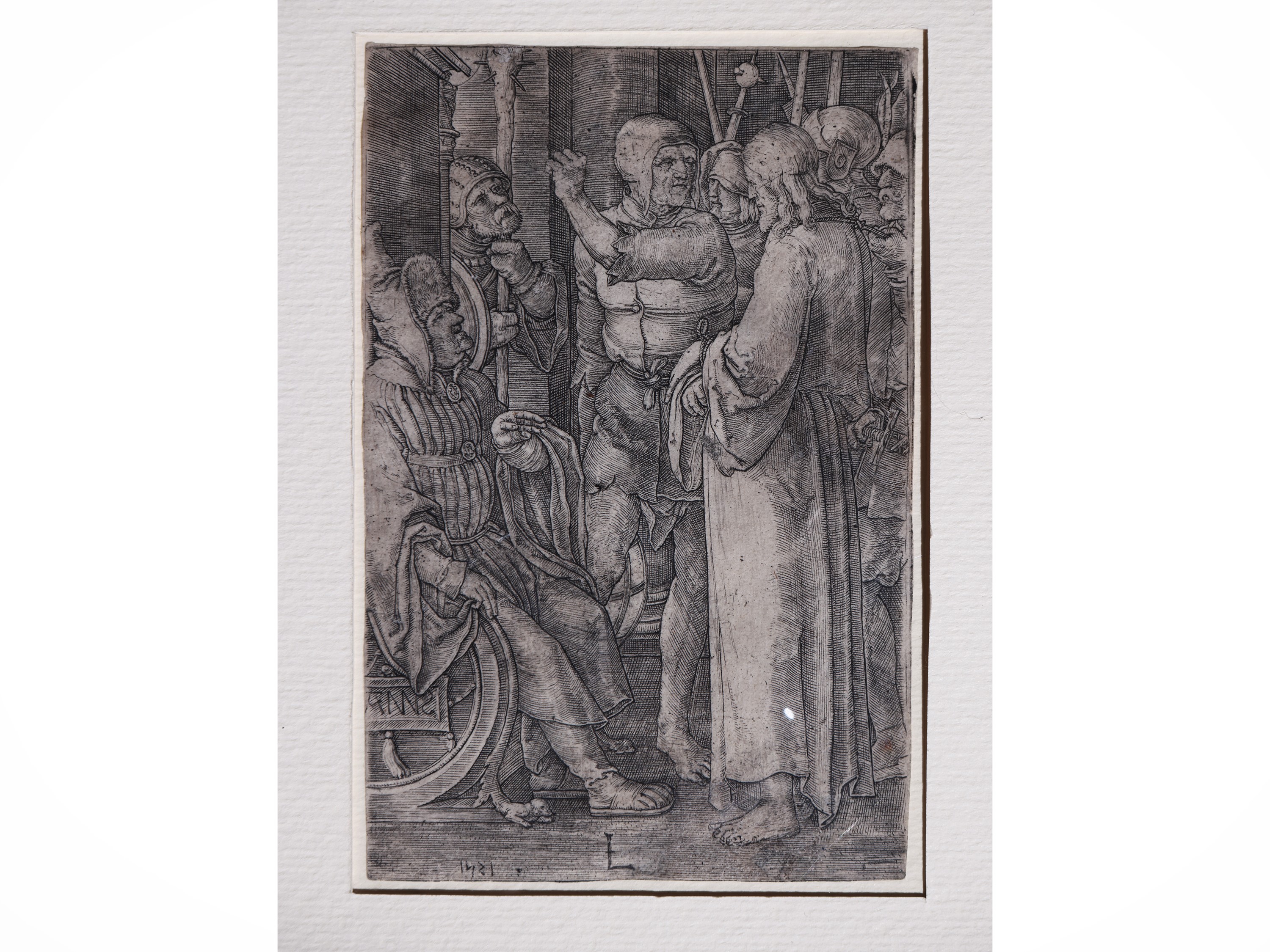 Lucas Van Leyden - Cristo Davanti a Caifa