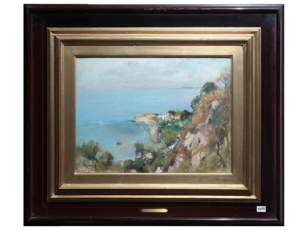 Giuseppe Casciaro : Seascape  - Auction Dèballage. Deals at Auction - Maison Bibelot - Casa d'Aste Firenze - Milano
