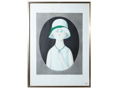 Donna con Cappello