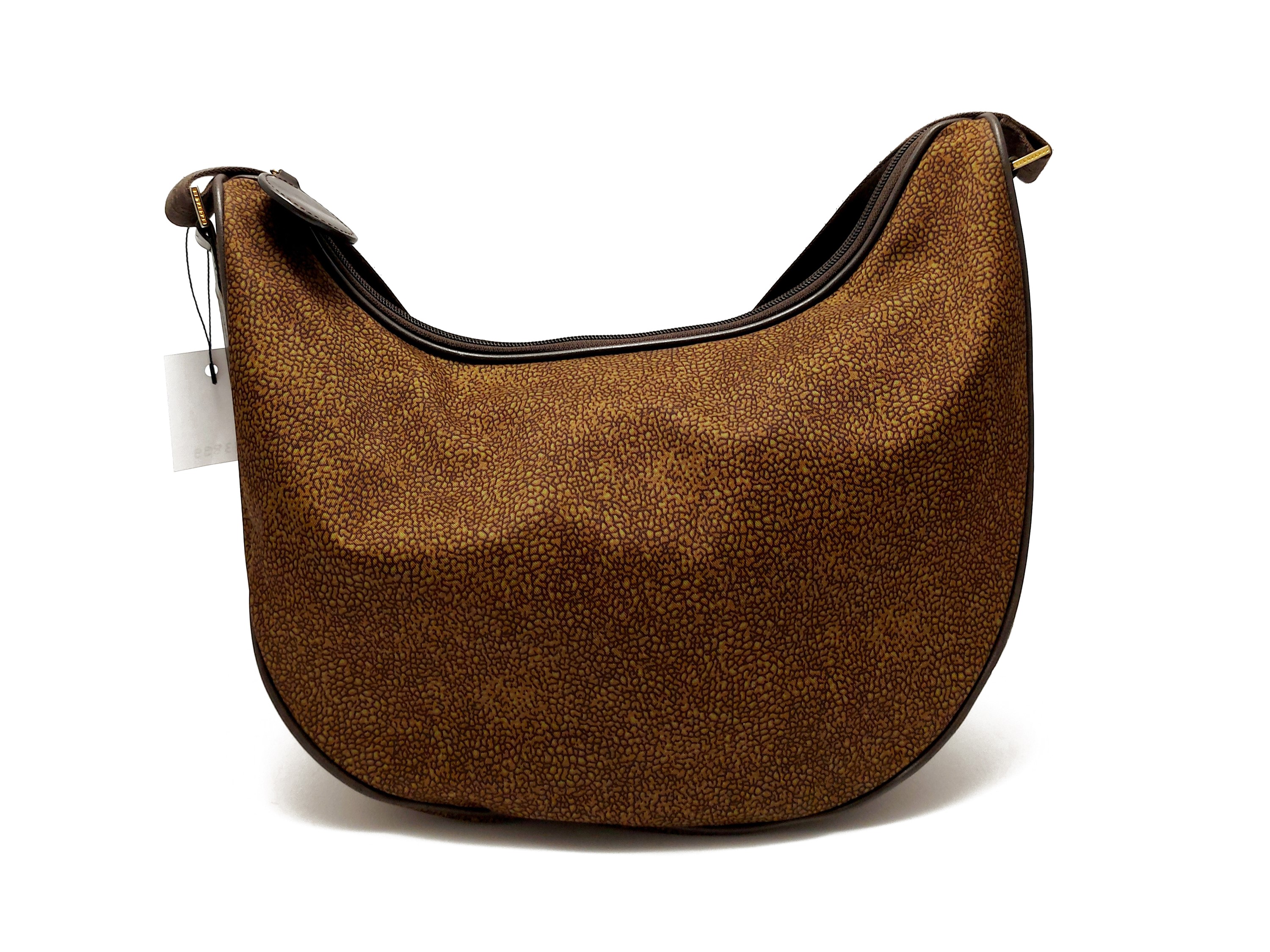 Borbonese - Borsa a Tracolla in Nylon Marrone