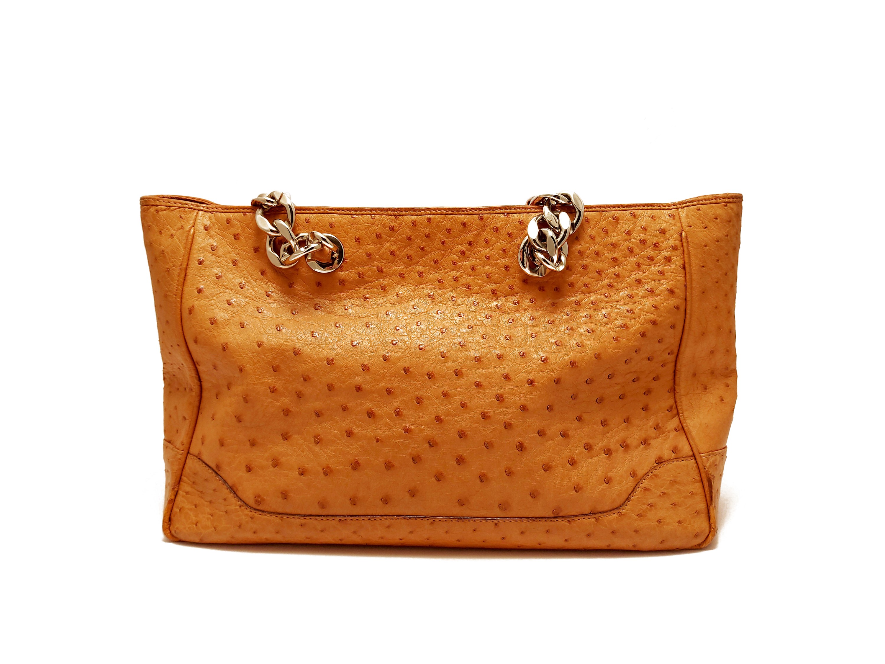 Parmeggiani - Borsa a Spalla in Pelle di Struzzo