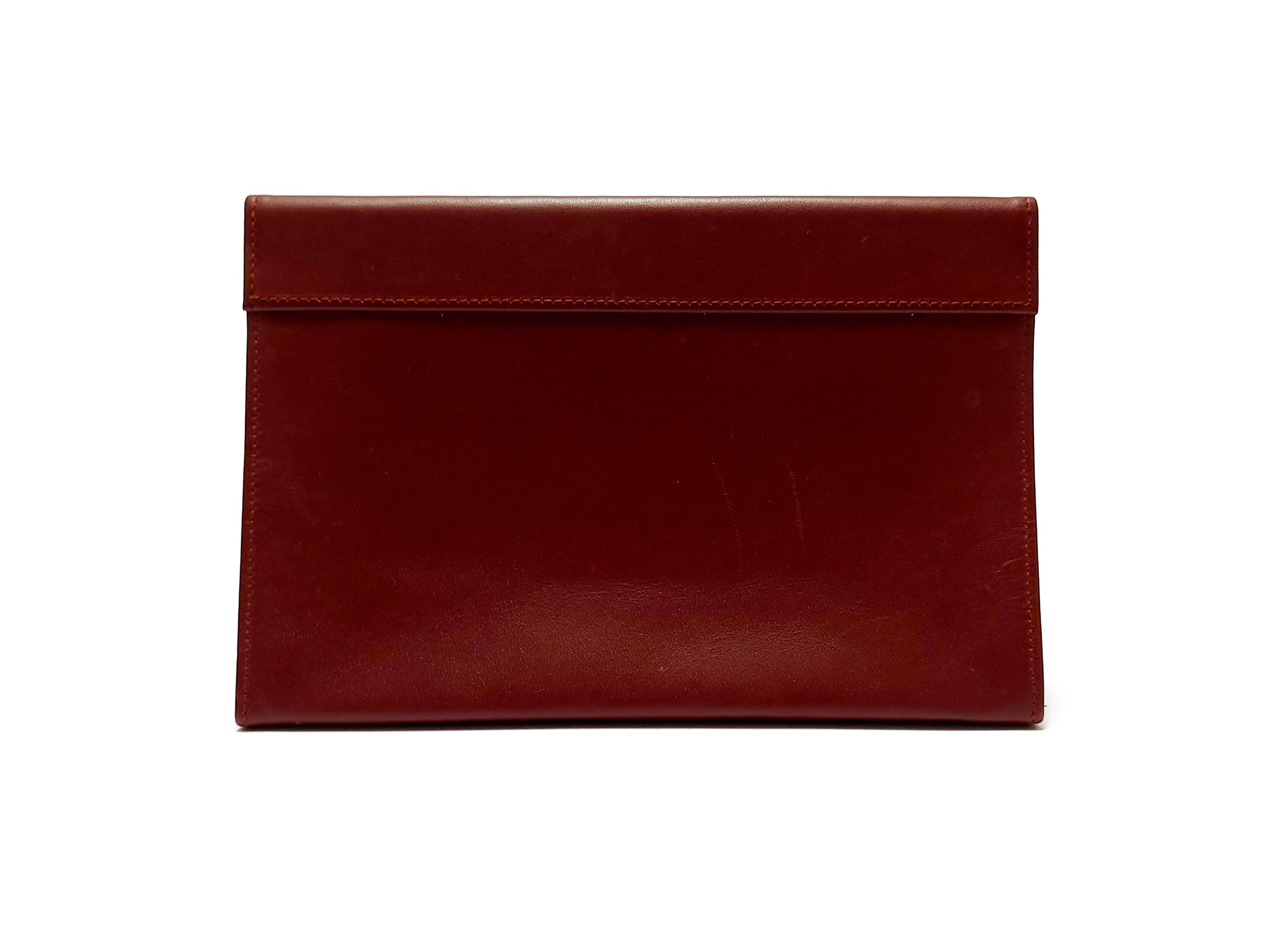 Cartier - Trousse Toilette in Pelle Bordeaux