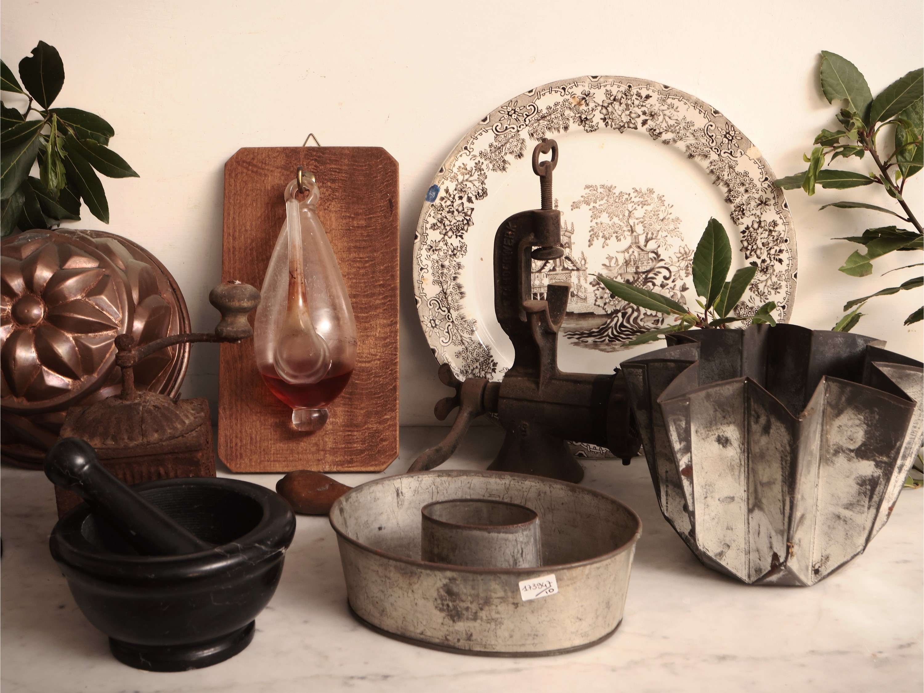 Lotto di Accessori Rustici D'epoca