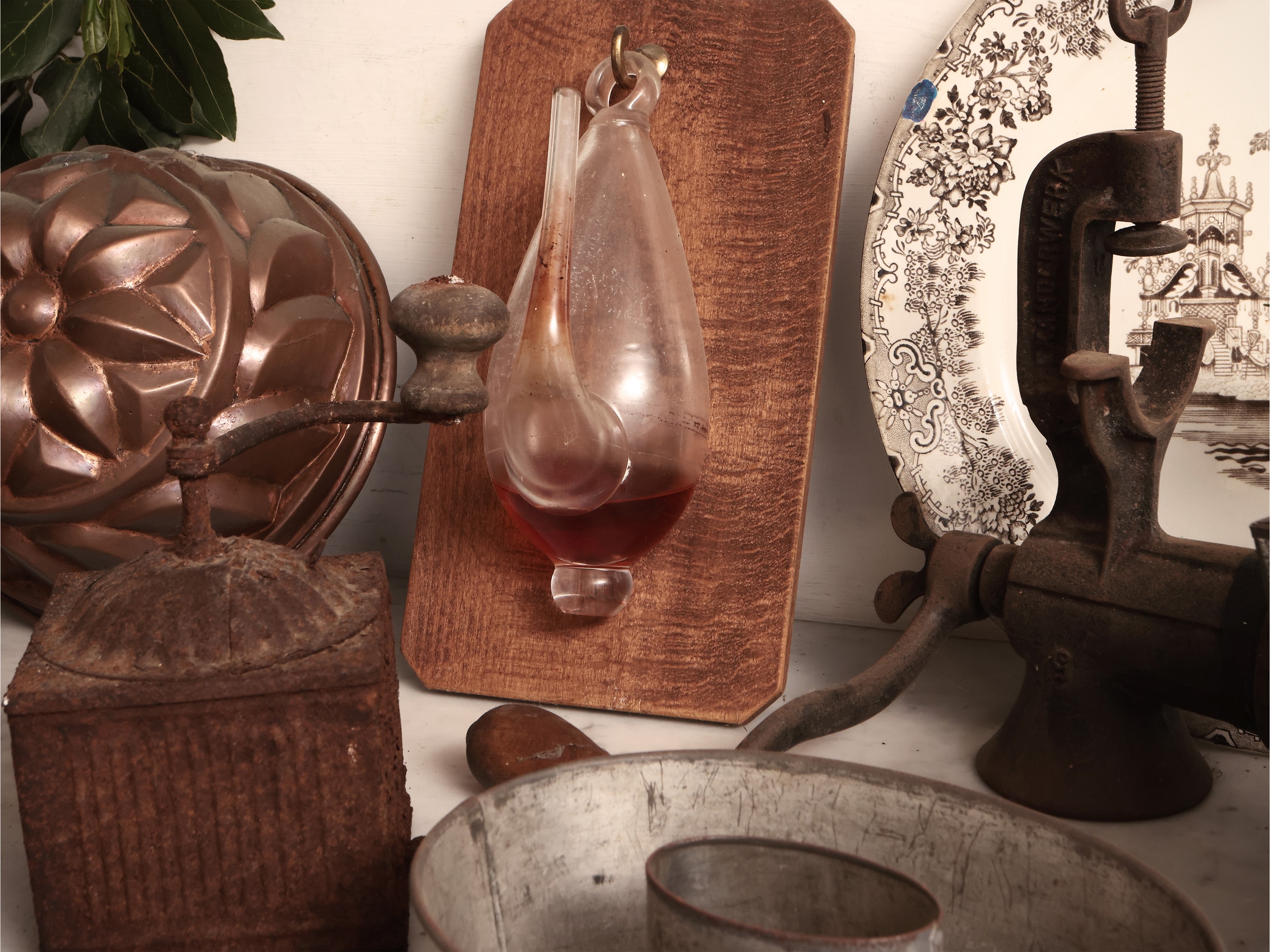 Lotto di Accessori Rustici D'epoca