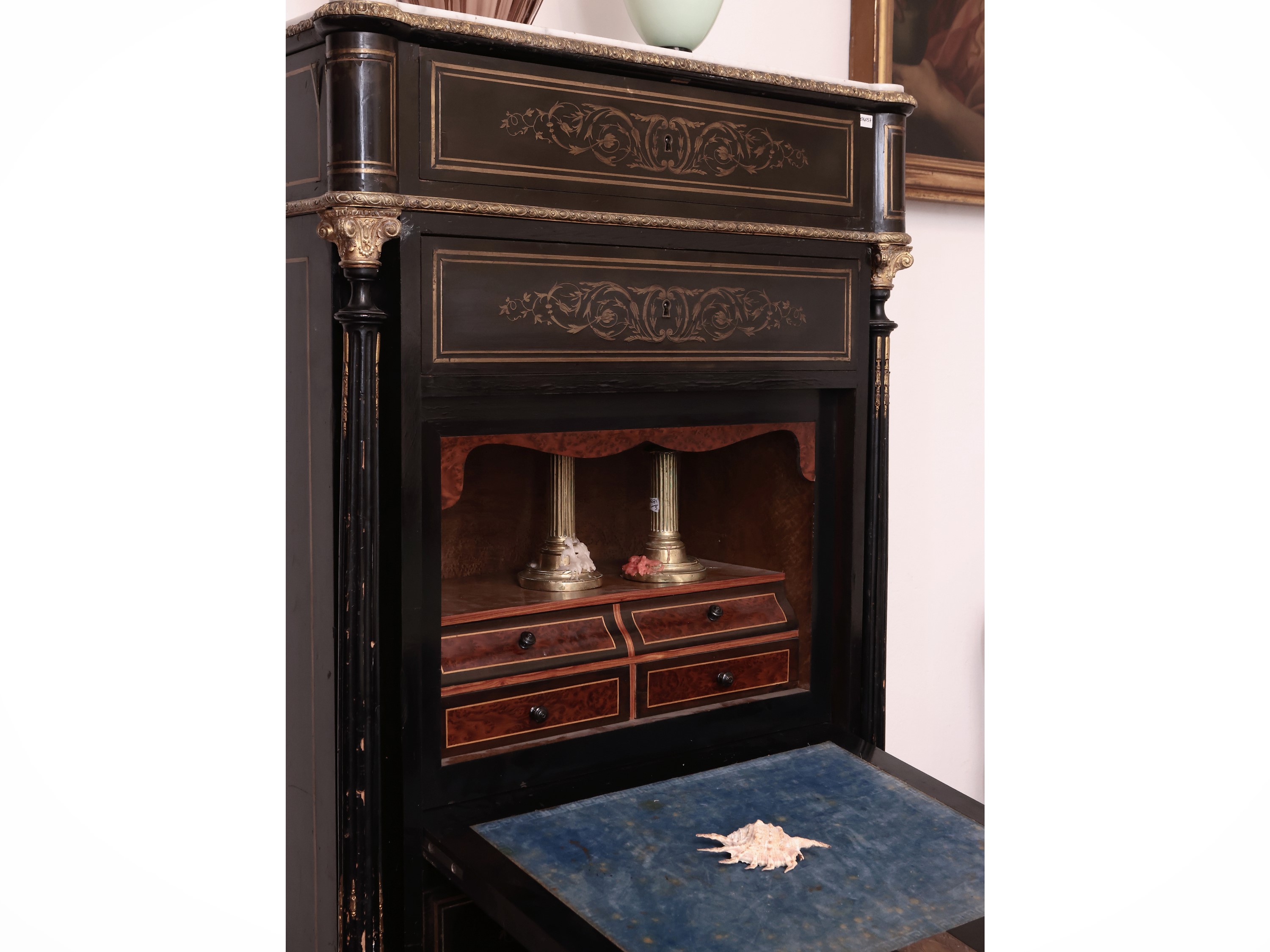 Secretaire in Legno Ebanizzato