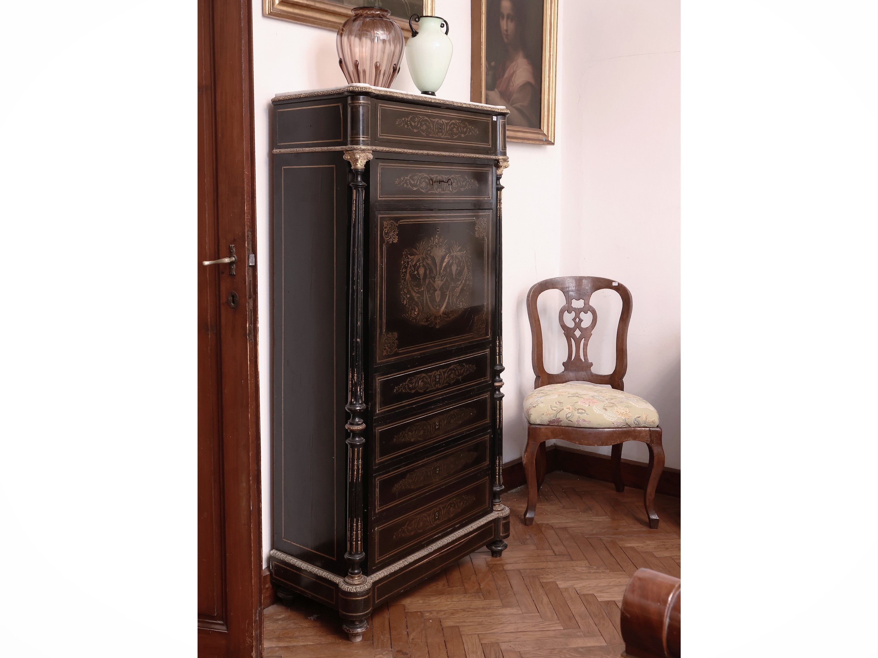 Secretaire in Legno Ebanizzato