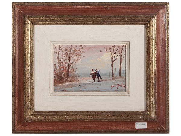 Norberto Martini - Paesaggio invernale