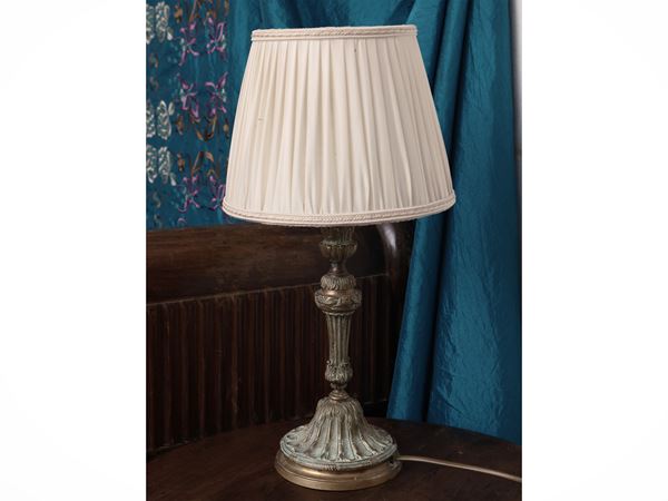Coppia di candelieri in ottone