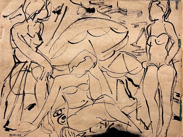 Moses Levy - Bagnanti