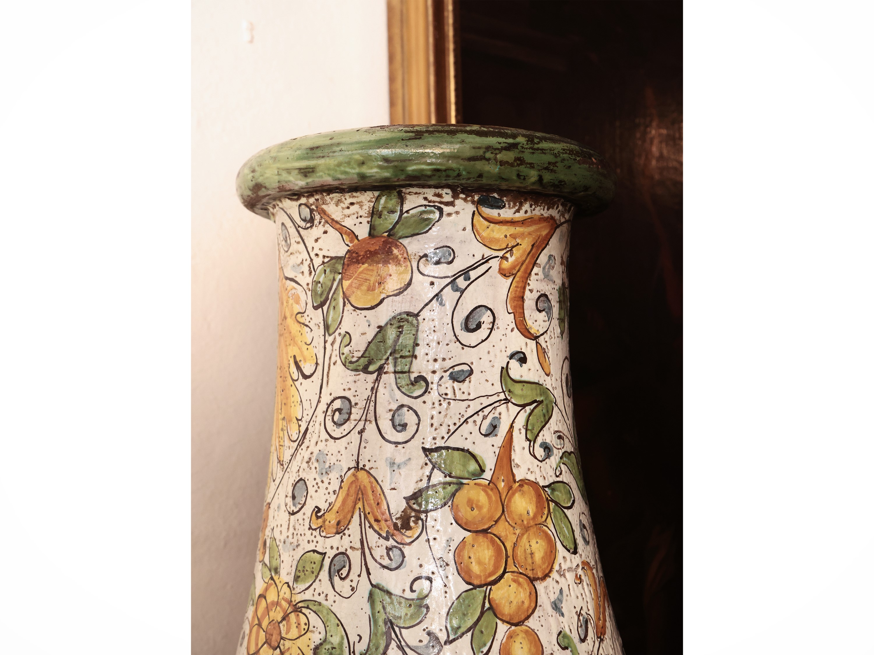 Coppia di Orci da Vino in Maiolica, Manifattura di Montelupo