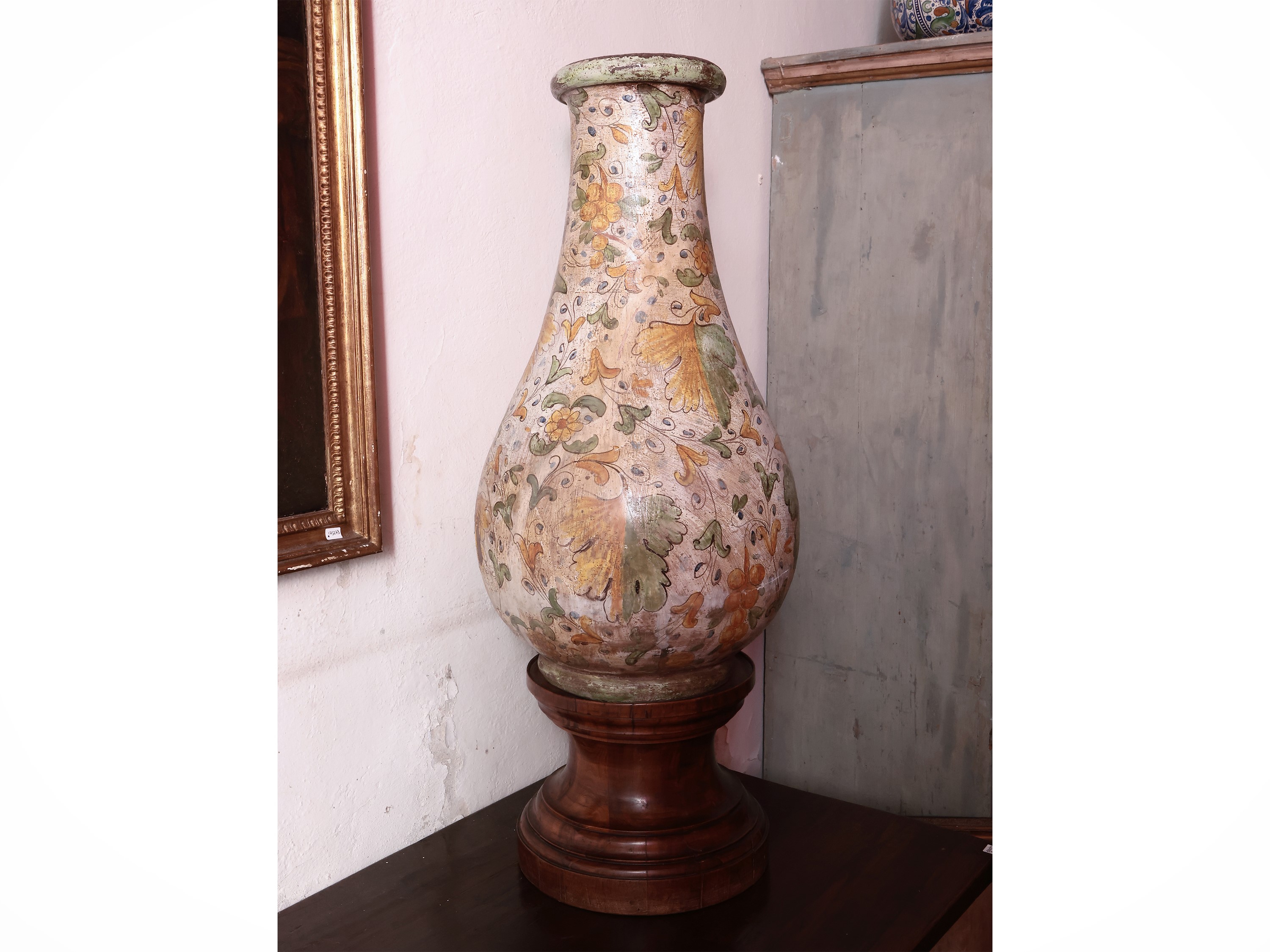 Coppia di Orci da Vino in Maiolica, Manifattura di Montelupo