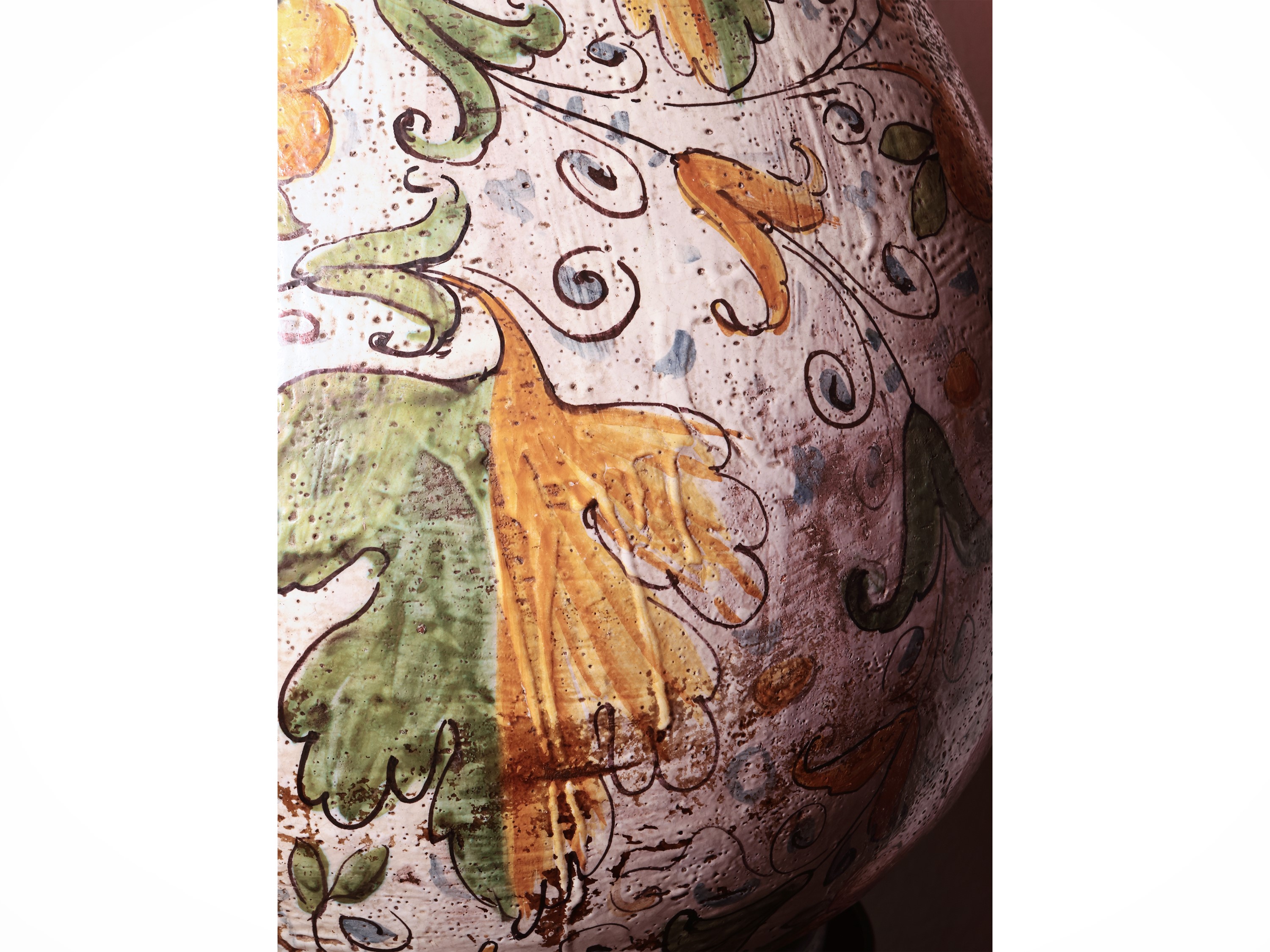 Coppia di Orci da Vino in Maiolica, Manifattura di Montelupo